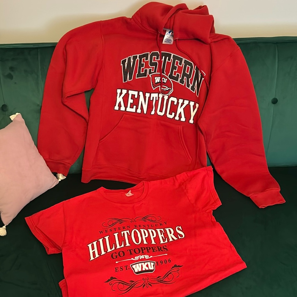 WKU hoodie and t-shirt bundle